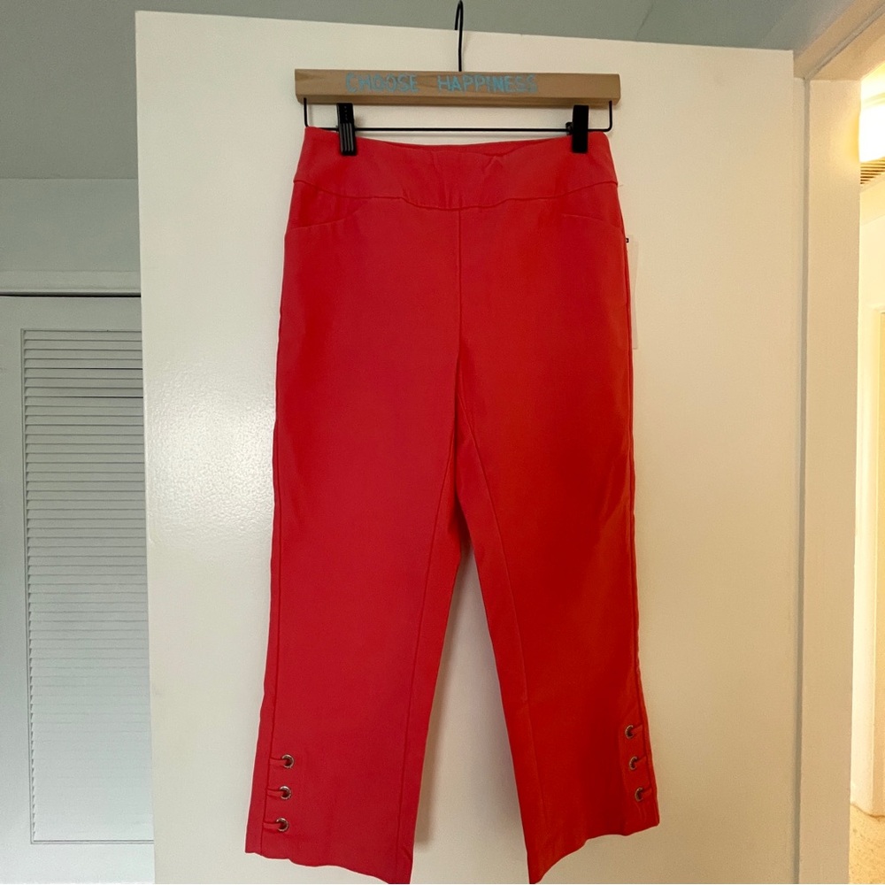 Coconut Row Palm Beach Capri pull on pants women’s size 4 NWT